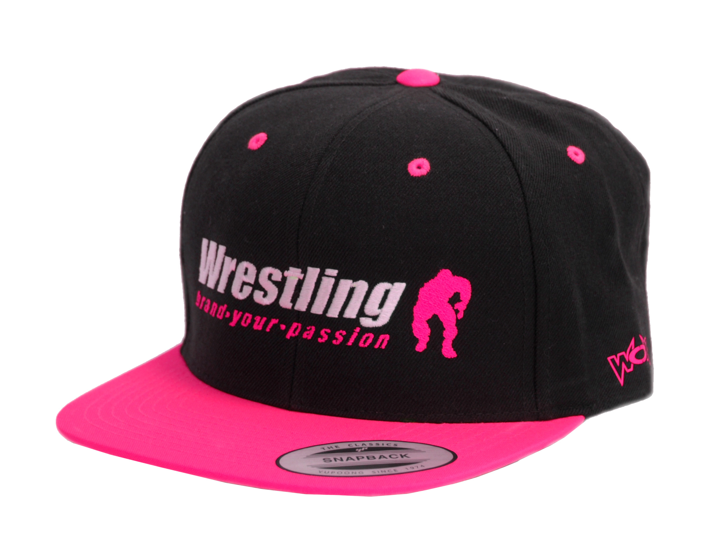 Neon Kappe Wrestling Brand Your Passion Snapback Pink